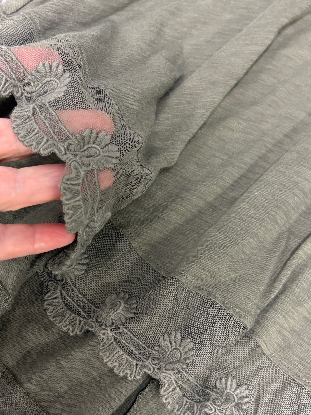 Angie Olive Green Scoop Neck Tank Top